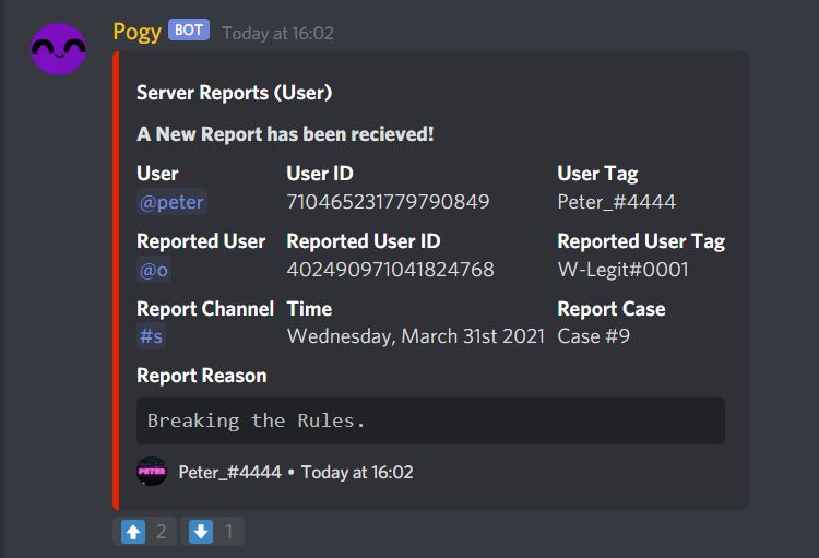 Server Reports